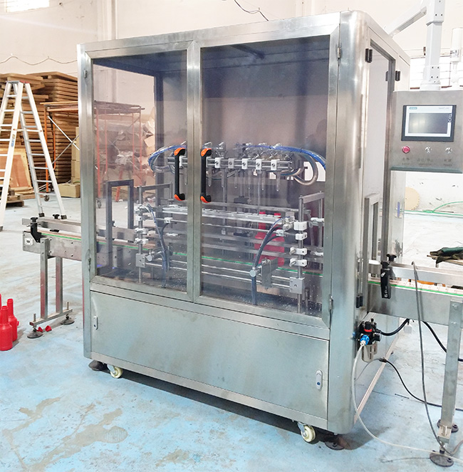 8頭全自動伺服果醬灌裝機