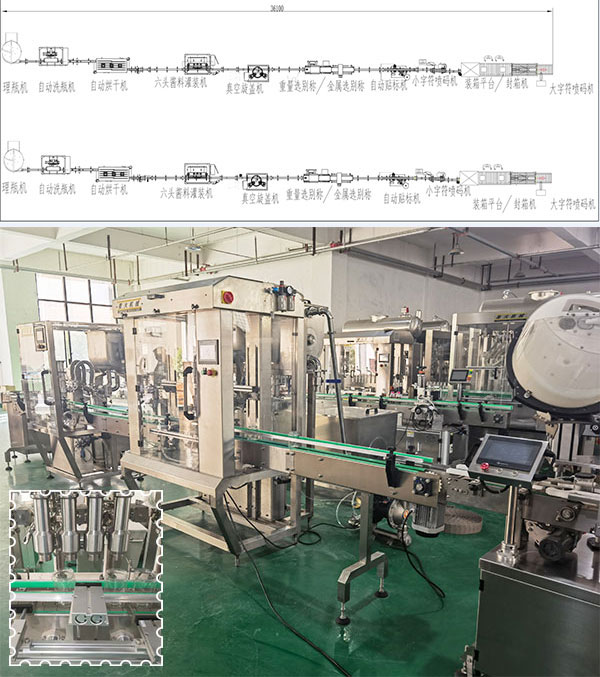 黑胡椒醬料灌裝加工生產(chǎn)線框架設計原理(圖1) 黑胡椒醬料灌裝加工生產(chǎn)線框架設計原理(圖1)