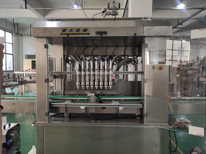 八頭瓶裝顆粒醬體灌裝機(jī)設(shè)備優(yōu)勢(shì)以及適用范圍(圖2) 八頭瓶裝顆粒醬體灌裝機(jī)設(shè)備優(yōu)勢(shì)以及適用范圍(圖2)